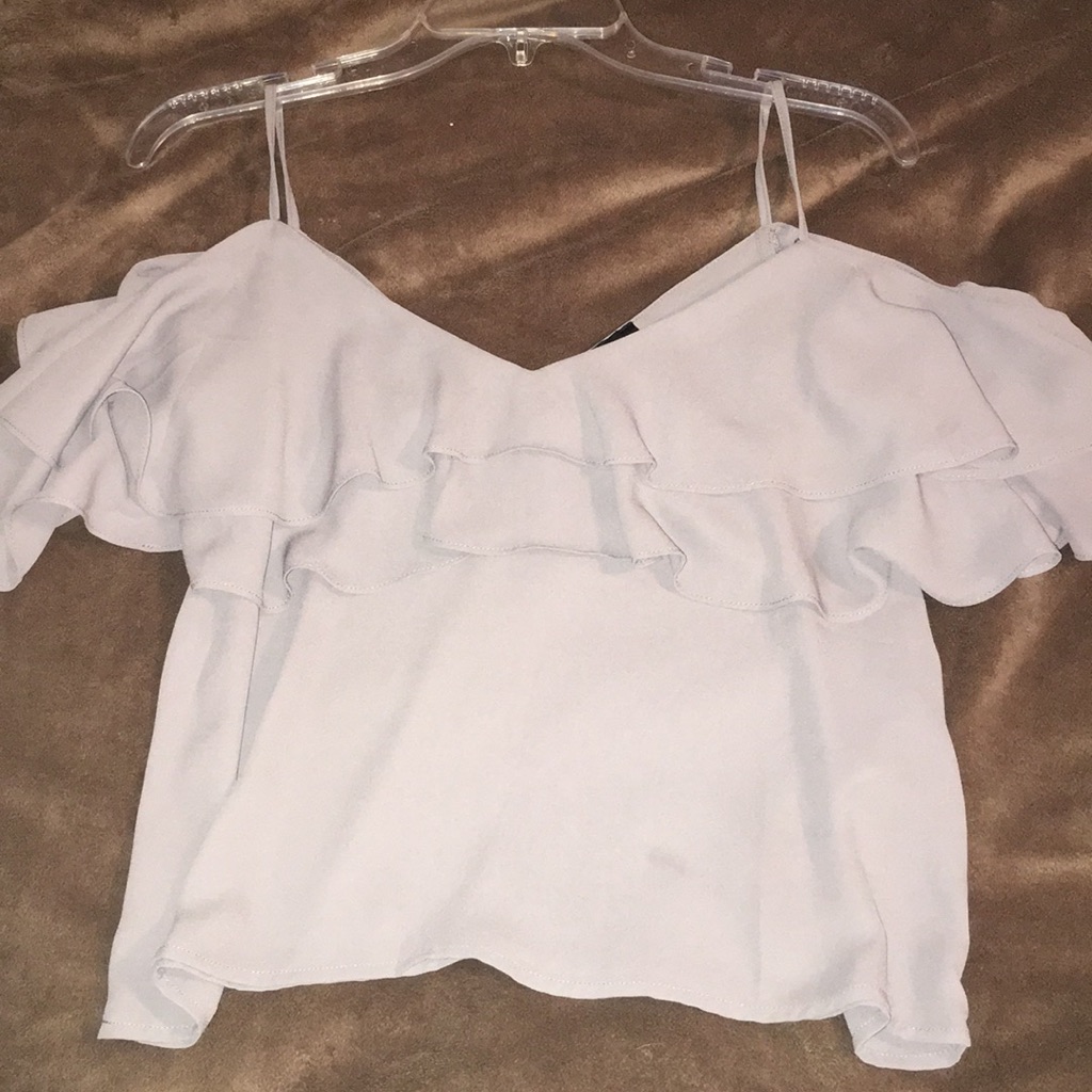 Off The Shoulder Ruffle Top